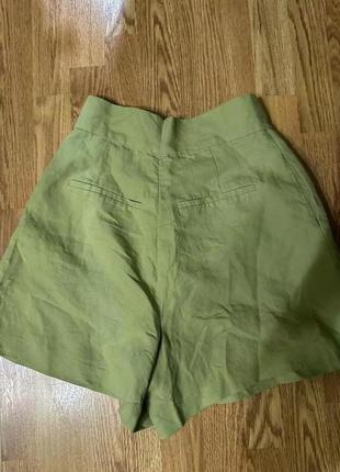 Льняные шорты