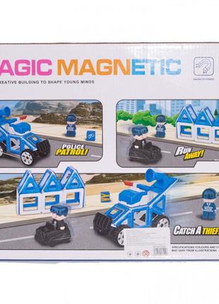Магнитный конструктор полиция magic magnetic jh89633 фото