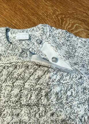 Теплый вязаный свитер f&amp;f. 12-18 мес. рост 86-92 см.3 фото