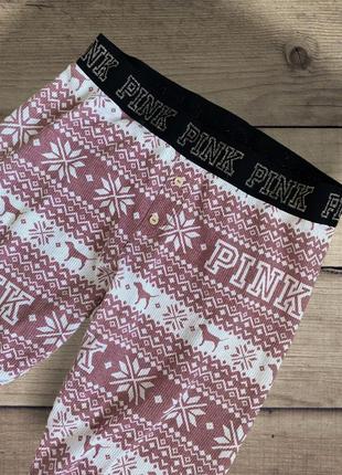 Лосини підштанники домашні штани піжама vs pink victoria's secret віктория сикрет7 фото