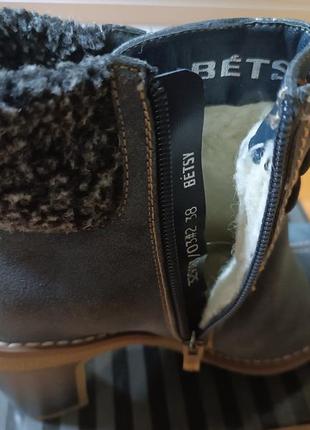 Зимние женские ботинки ботильоны betsy (англия) - 38 размер7 фото