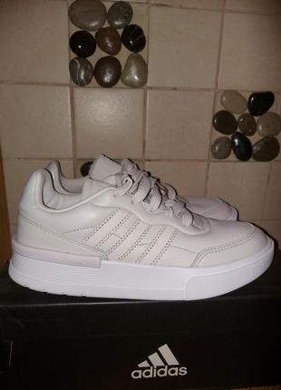 Adidas sportswear clubcourt кожа 24см новые3 фото