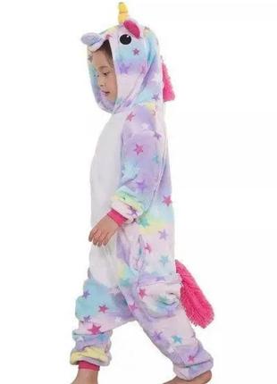 Детский кигуруми звездный единорог, пижама для детей2 фото