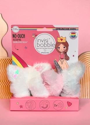 Набор детских резинок для волос invisibobble kids sprunchie bunnycorn1 фото