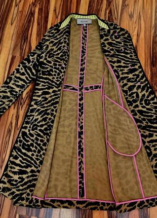 Эффектное летнее пальто  "paul smith" с леопардовым принтом2 фото