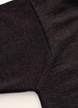 Женский свитер шерстяной. темно-серый джемпер поло шерсть с воротником лонгслив9 фото