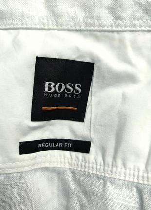 Boss hugo boss льняная рубашка /9303/6 фото