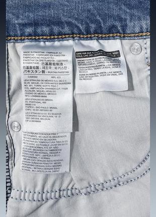 Шорты джинсовые с высокой посадкой levis denim jeans4 фото