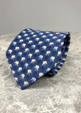 Галстук фирменный tie rack beaufort, 9.5 см, шелк