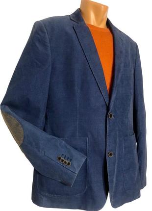 Стильный микровельветоаый мужской пиджак tom tailor 52-54🔥3 фото