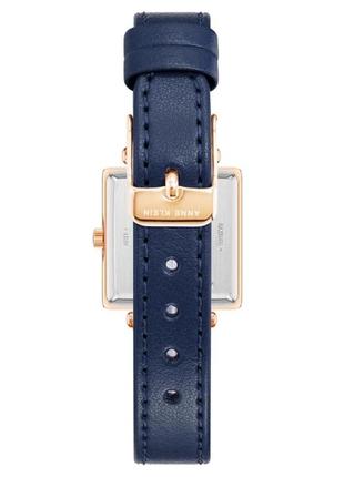 Женские часы anne klein ak/3896rgnv. синие женские часы. натуральные материалы.2 фото