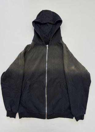 Зип худи rick owens washed1 фото