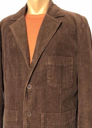 Вельветовый мужской пиджак блейзер 52 р6 фото