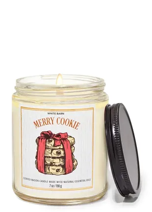 Свічка merry cookie bath and body works1 фото