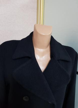 Двубортное легкое пальто пиджак шерсть vivien caron5 фото