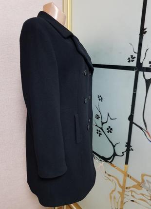 Двубортное легкое пальто пиджак шерсть vivien caron6 фото