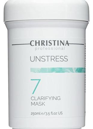 Очищувальна маска christina unstress clarifying mask1 фото