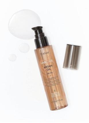 Живильна олія для нормального та сухого волосся lakme teknia argan oil dry
