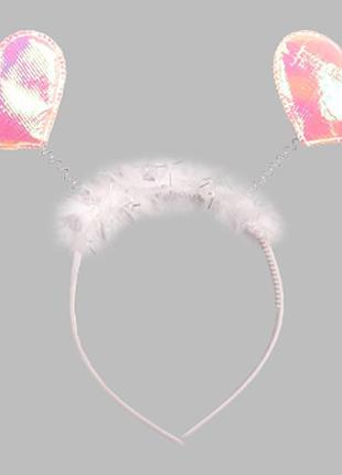 Дитячий костюм карнавальний метелик: крила, обруч, паличка білого кольору2 фото
