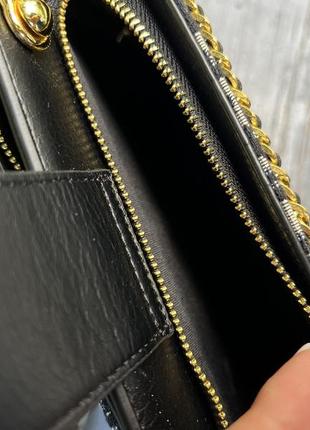 Чорна жіноча брендова сумка christian dior крістіан діор6 фото
