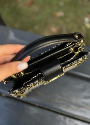Чорна жіноча брендова сумка christian dior крістіан діор5 фото
