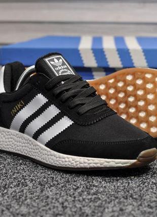 Кроссовки adidas iniki runner boost black6 фото