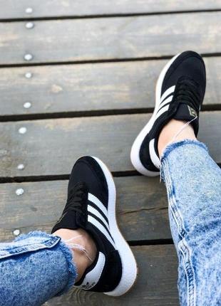 Кроссовки adidas iniki runner boost black9 фото