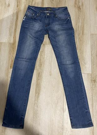 Новые джинсы светло синие1 фото