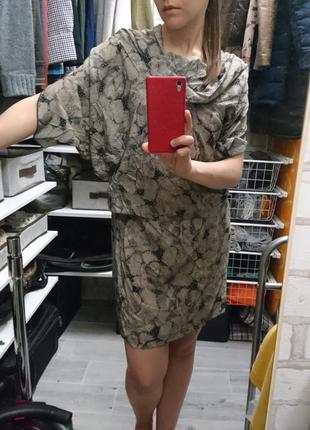 Новая необычная туника, летнее платье летучая мышь ручного пошива крой с хомутом