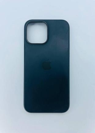 Чохол silicone case apple iphone 13 pro max midnight (уцінка)3 фото