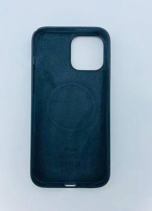 Чохол silicone case apple iphone 13 pro max midnight (уцінка)6 фото