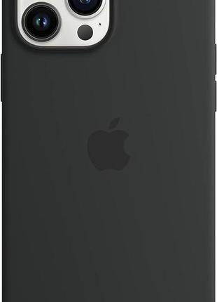 Чохол silicone case apple iphone 13 pro max midnight (уцінка)1 фото