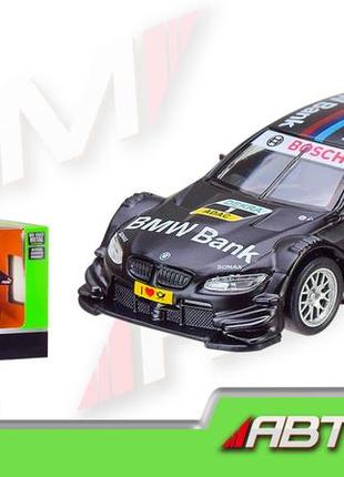 Km4363 машина металева автопром 1:42 bmw m3 dtm, 1 колір, двері, коробка 14,5*6,5*7 см