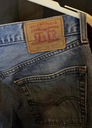 Голубые джинсы levi’s 521