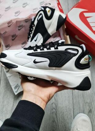 Чоловічі кросівки nike zoom 2k white black6 фото