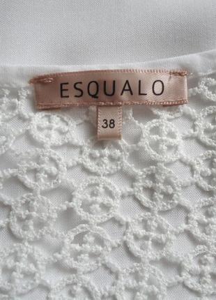 Супер брендовая блуза блузка кружево esqualo4 фото