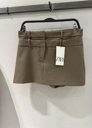 Zara юбка-шорты женские2 фото