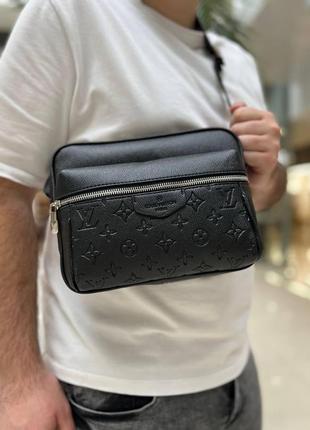 Чоловіча сумка через плече лочки вінон стильна сумка-месенджер louis vuitton, класична щоденна