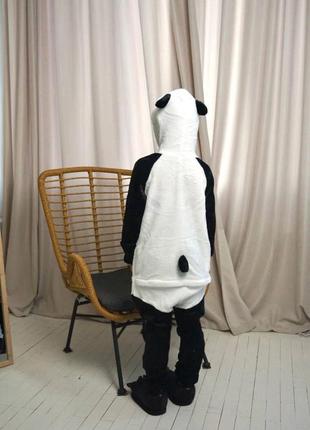 Теплая мягкая пижама панда для детей, пижама кигуруми панда4 фото