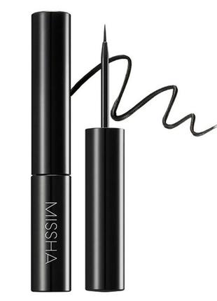 Missha the style liquid sharp eye liner рідка підводка для очей 6г