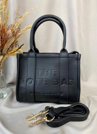 Сумка в стиле marc jacobs tote bag mini black1 фото