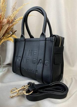 Сумка в стиле marc jacobs tote bag mini black2 фото