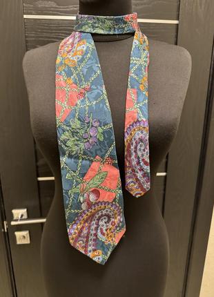 Краватка, 100% шовк, галстук, італія luciano soprani2 фото