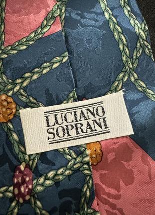 Краватка, 100% шовк, галстук, італія luciano soprani3 фото