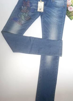 Женские тонкие светлые джинсы3 фото
