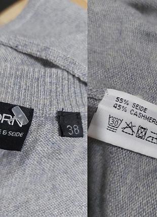 Вязаная жилетка, безрукавка из кашемира и шелка yorn cashmere seide9 фото