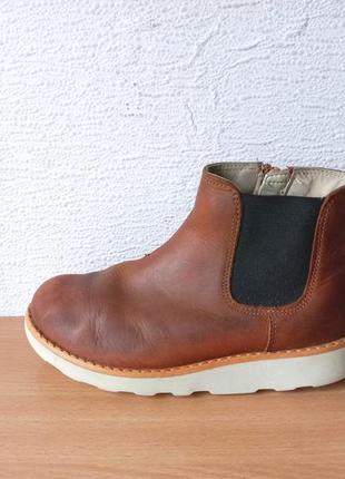 Кожаные ботинки ботинки clarks 28,5 р. по стельке 18,5 см