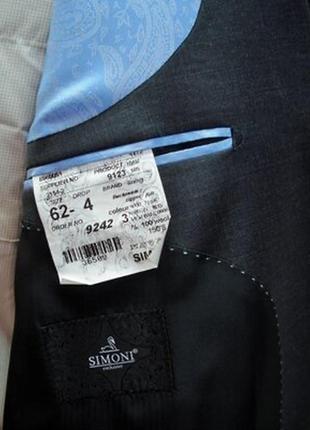 Костюм simoni класичний чоловічий піджак і штани розмір 62 ріст 43 фото