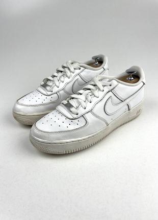 Оригинальные кожаные кроссовки nike air force 1