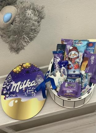 Подарочный набор s «milka» 24 см maikinbaby (pk001milka)4 фото